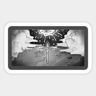 Gray Dawn Sticker